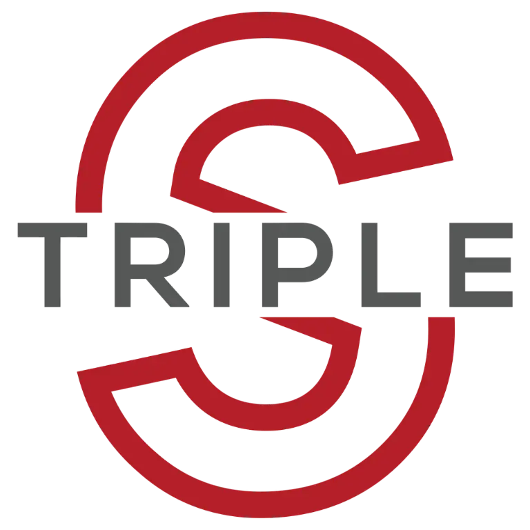 Logo der TRIPLE S Manufaktur, ein zertifiziertes Familienunternehmen im Ruhrgebiet für Sales, Services und Solutions.