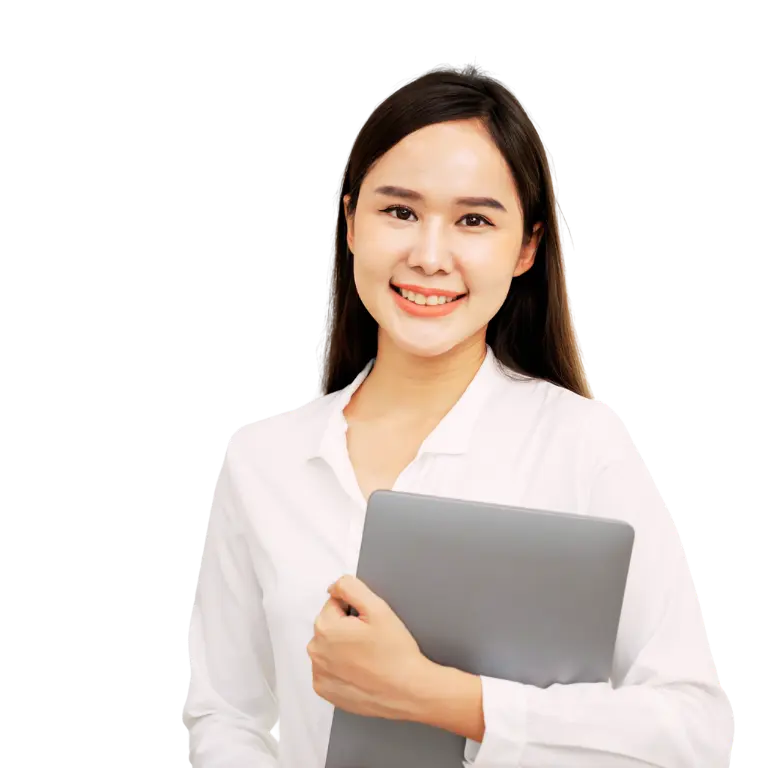 Angehende Servicefachkraft für Dialogmarketing informiert sich über ihre Ausbildung in Bochum und den Einstieg in die professionelle Kundenkommunikation.